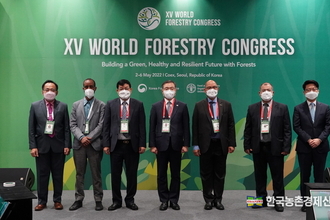 “제15차 세계산림총회(World Forest Congress)를 통해 평화산림이니셔티브(PFI) 확대추진 계기 만들어“