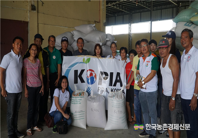 2019년 건기 누에바에시하(Nueva Ecija)주 벼 우량종자 보급행사