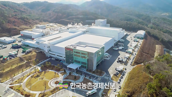 우유 가공시설의 동양 최대규모를 자랑하고 있는 서울우유협동조합 양주공장 모습이다. kenews.co.kr 