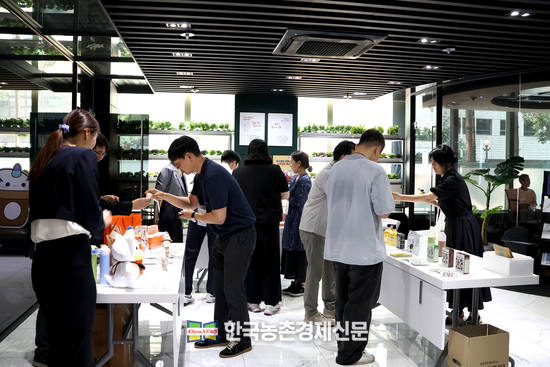 농식품 아그로벤처데이(IR) 네트워킹 진행.<사진= 농금원 kenews.co.kr>