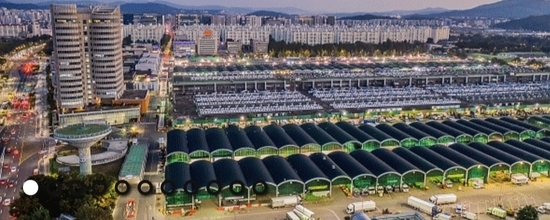 서울시농수산식품공사와 가락시장 전경 모습이다.<사진= 서울시농수산식품공사 kenews.co.kr> 