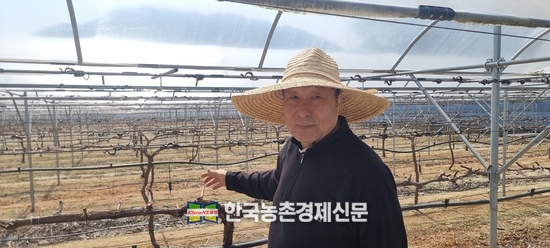 새로운 신품종으로 도전하고 있는 별빛포도원도 본격적인 영농준비에 한창이다. kenews.co.kr