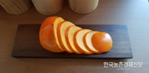 깎아서 먹는 대봉감 ‘천라홍시’ 친환경기법으로 개발