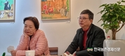 조옥향 작가 '젖소부인, 돼지에 빠지다'