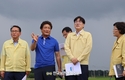 조재호 농촌진흥청장, 전북 김제와 부안지역 논콩 침수 현장점검