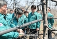 산불 피해지역민 위로...