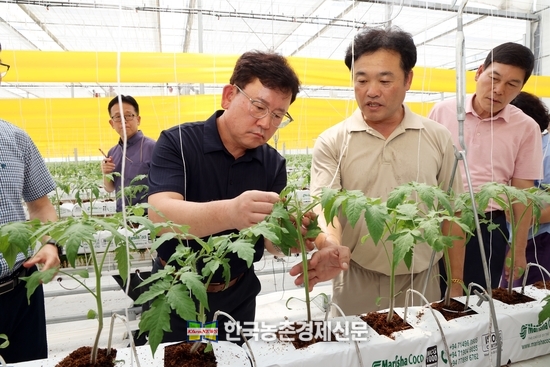이승돈 농촌진흥청장, 첫 행보는 ‘농작물 병해충 방제’ 현장